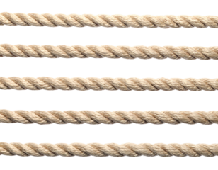 Rope Pattern Background Isolated on White Seamless