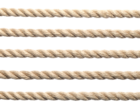 Rope Pattern Background Isolated on White Seamless