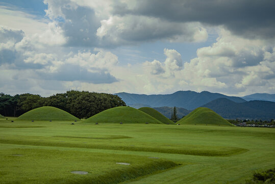 Green Burial Mounds at Daereungwon Historic Park
