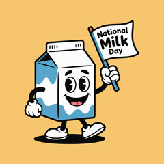 Milk Vector Bundle for National Milk Day — Flat Icons, Cow Outline, Glass Pour Motion, Milk Bottle Label, World Dairy Awareness and Minimal Typography Set