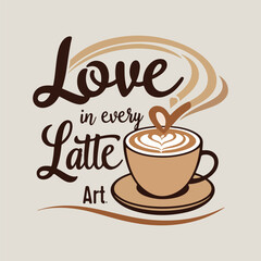 National Cappuccino Day coffee vector set with flat cappuccino cups, latte art patterns, steaming coffee scenes, quotes, café characters, pastries, and whimsical coffee designs