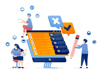 Employee surveys and performance assessment process