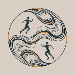 Indigenous heritage vector set with tradition, sustainability, education, dance, abstract landscapes, constellations, and environmental protection art.