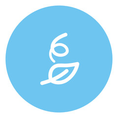 leaf icon for illustration