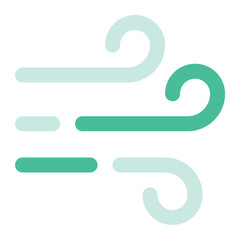 wind icon for illustration