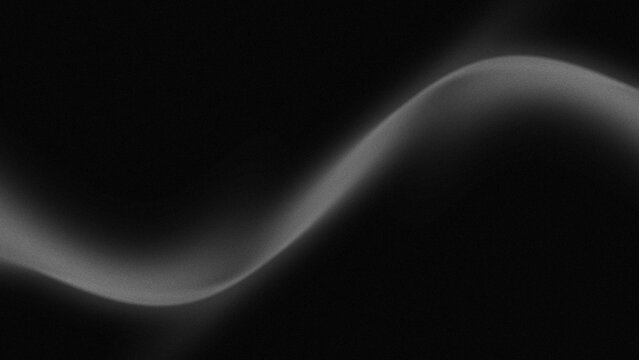 smooth and elegant sinusoidal waveform in grayish gradient across an metallic black background field.