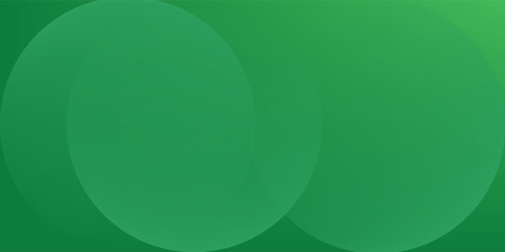 Soft Green Abstract Background with Transparent Overlapping Circles