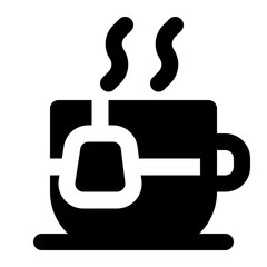 tea icon for illustration