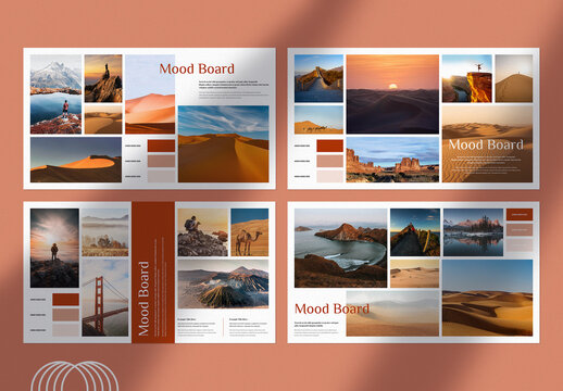 Portfolio Mood Board Template