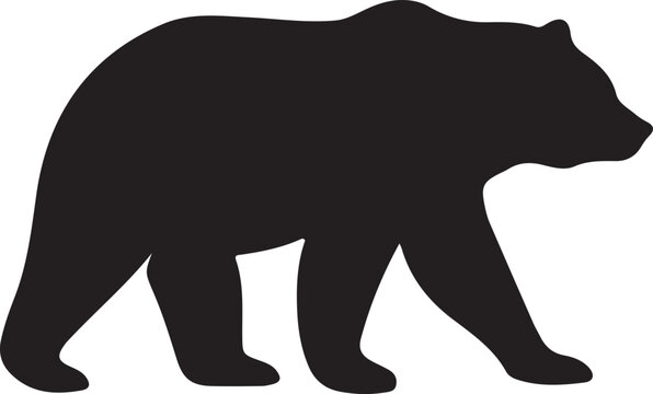 black bear silhouette