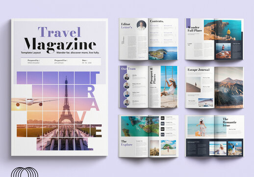 Travel Magazine Template