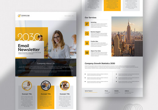 Corporate Email Newsletter