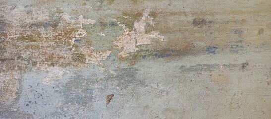 Abstract Multicolored Peeling Paint Wall Background Texture