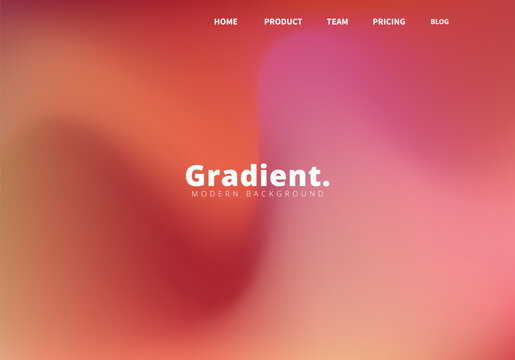 Vibrant red and pink gradient background with smooth, flowing shapes and a central text element, ideal for dynamic web design and creative projects - Powered by Adobe