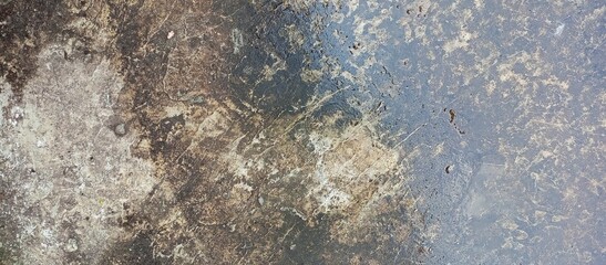 Dark Wet Dirty Grunge Concrete Floor Texture