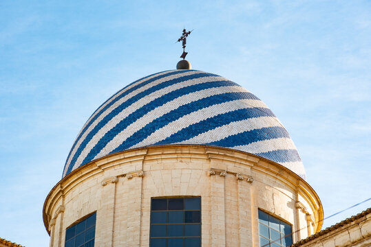 Capture of the Basilica of the Purisima in the city of Yecla, Spain.