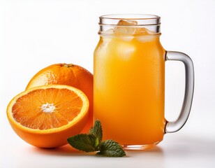 made in mexico made with sugar cane orange fanta isolated on a white background