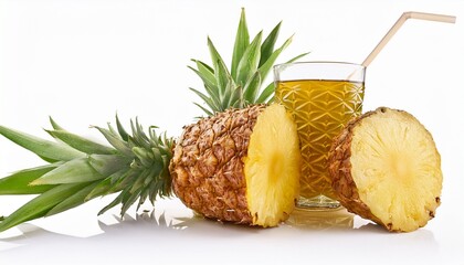 made in mexico made with sugar cane pineapple fanta isolated on a white background