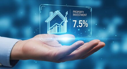 Property Investment Growth Hand Holding Projected 7
