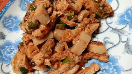 Spicy Mushroom Salad for Vegetarian Festival