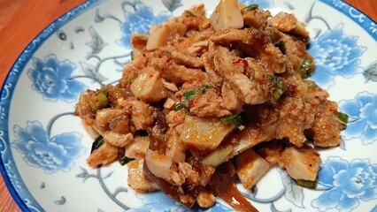 Spicy Mushroom Salad for Vegetarian Festival