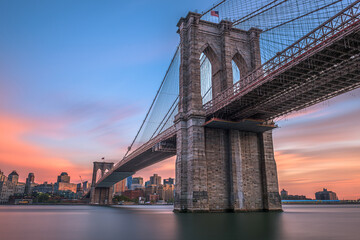 Obraz premium Brooklyn Bridge, New York City, USA 597