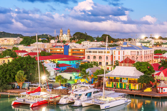 St. John's, Antigua overlooking Redcliffe Quay 556