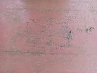 Weathered Red Painted Wood Grain Surface Texture