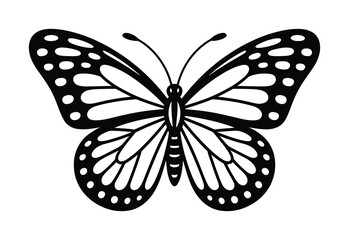 Butterfly Silhouette Vector Illustration