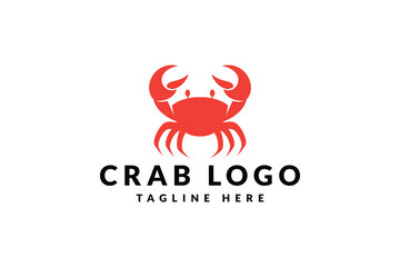 crab logo design. logo icon vector illustration