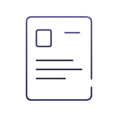 Passport 2D Flat Icon