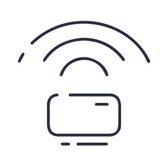 Remote Work 2D Flat Icon