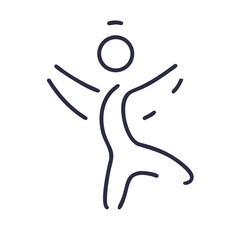 Yoga 2D Flat Icon