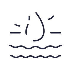Water 2D Flat Icon