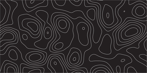 Topographic canyon geometric map relief texture with curved layers and shadow .Abstract geometric topographic contour map background. Panorama view gradient multicolor wave curve .