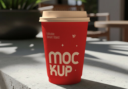 Take Away Coffee Cup Mockup
