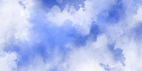Vivid textured aquarelle painted art design background. Sky clouds landscape light background. Aquarelle painted textured canvas design, abstract blue watercolor splash background, texture of .