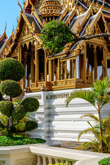 Wat Phra Kaew, Temple of the Emerald Buddha, Bangkok, Thailand