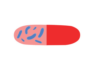 Lactobacillus Bacteria Illustration
