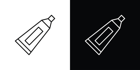 Toothpaste tube icon editable vector stroke for web designs