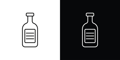 Sauce bottles icon editable vector stroke for web designs