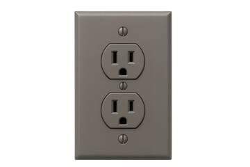 Wall power receptacle for electricity transmission and energy supply