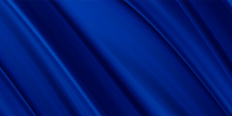 Abstract vector background luxury blue cloth or liquid wave or wavy folds of grunge silk texture satin velvet material, luxurious background or elegant wallpaper