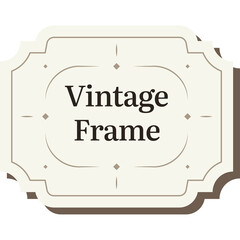 Elegant Vintage Ornate Frame With Text Space On Transparent Background Ideal For Invitations Or Certificates