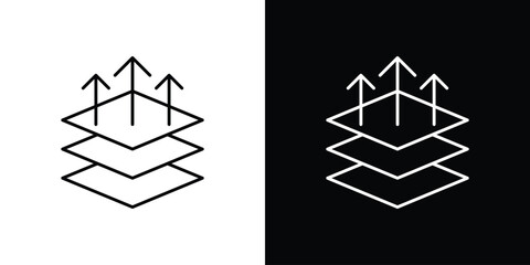 Breathable icon editable vector stroke for web designs