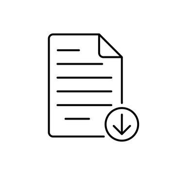 file download minimal icon 