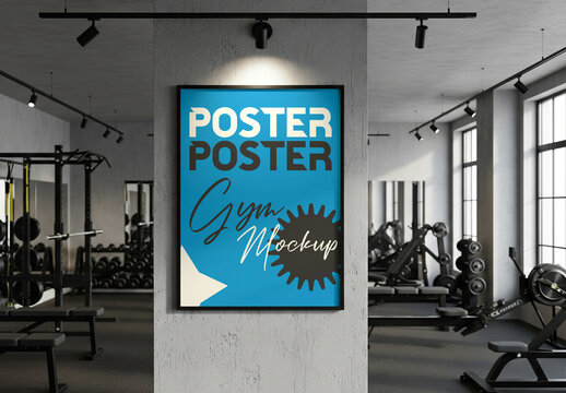 Gym Poster Mockup
