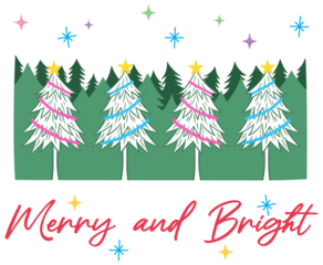 Christmas Tree Merry and Bright