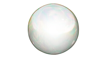 Air bubble on a transparent background. Soap bubble