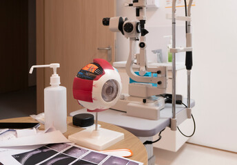 Digital testing equipment for ophthalmic hospitals